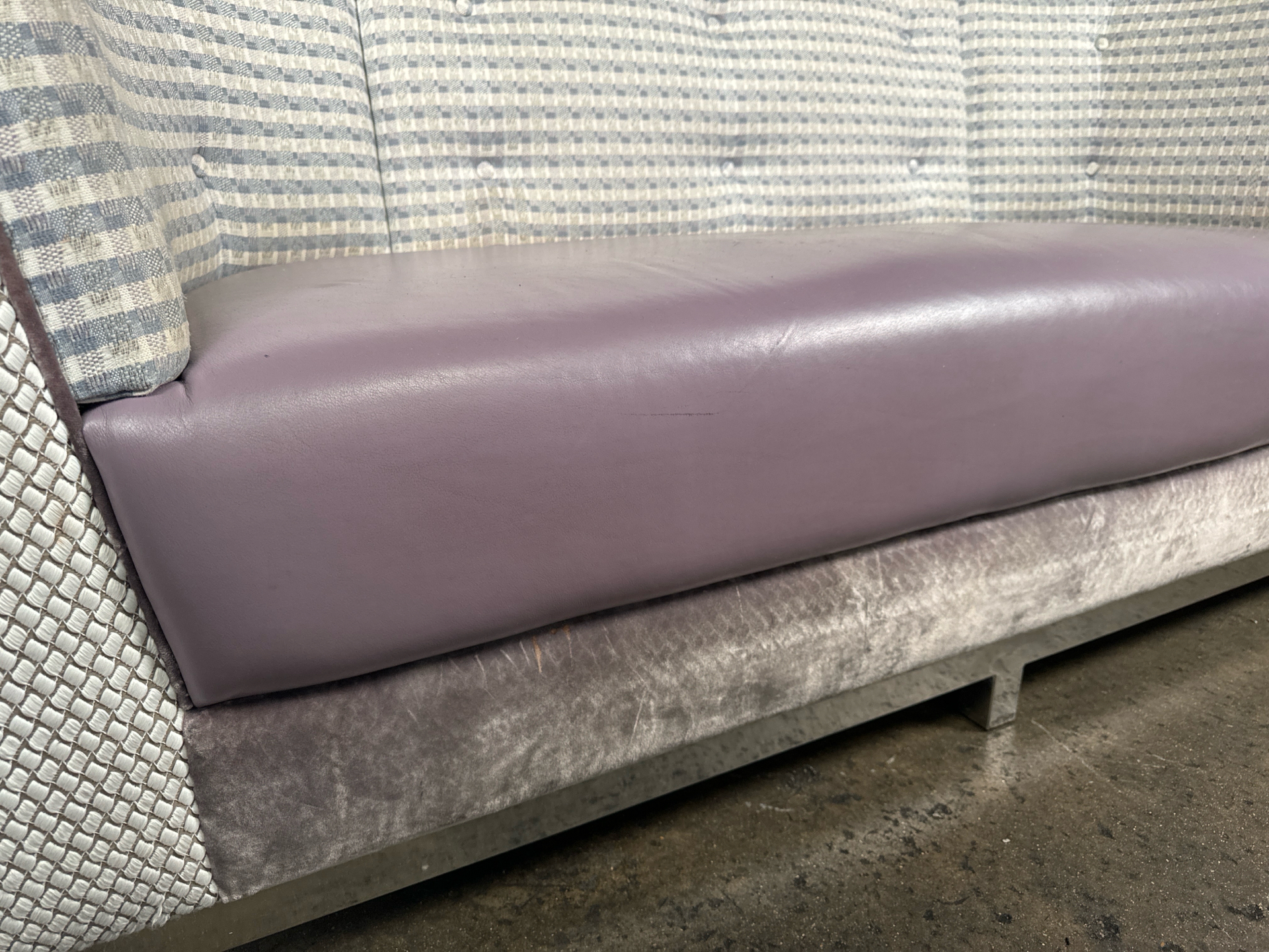 Ben Whistler 2 Seat Banquette Sofa Commissioned by Robert Angell Designed for The Berkeley - Image 7 of 10