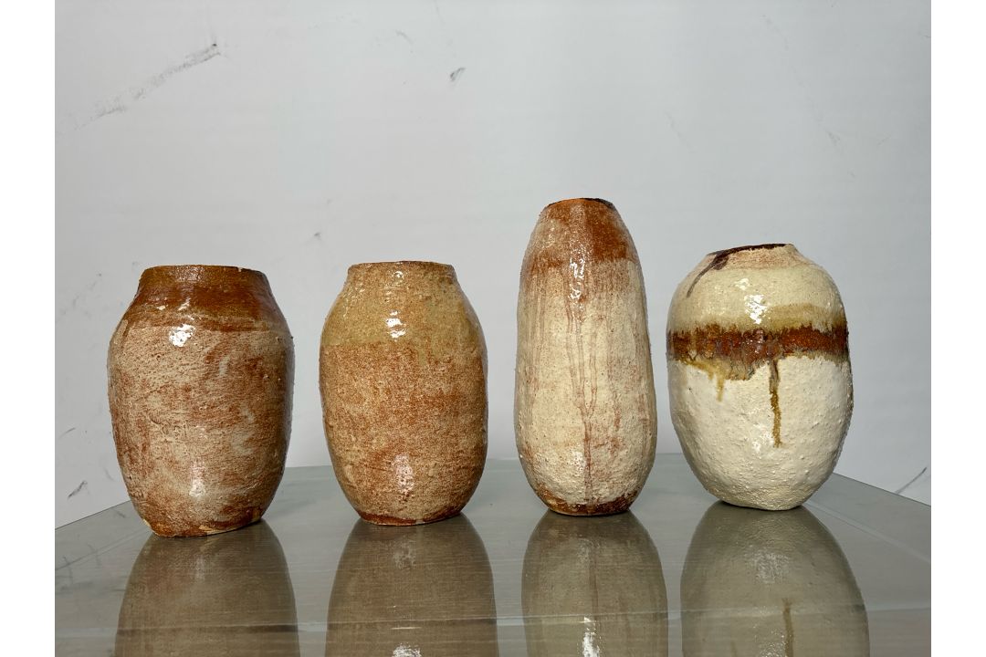 Brand New Set Of 4 John Wigmore Gourd Vases - Image 2 of 12