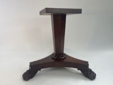 Mahogany Table Base