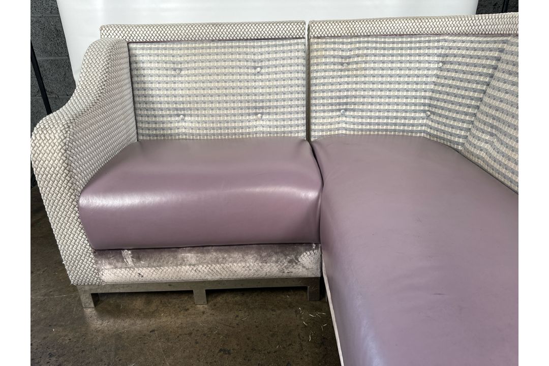 Ben Whistler Banquette Sofa Commissioned by Robert Angell Designed for The Berkeley - Image 9 of 12