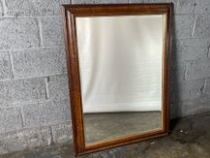 Dark Wood Framed Mirror