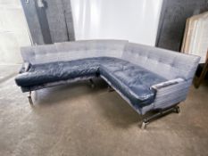 Iconic Blue Bar Corner Sofa
