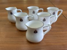 Claridges Branded Small Milk Jugs x6