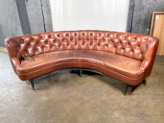 Leather Crescent Sofa From Marcus Wareing Restaurant
