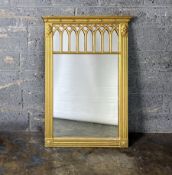 Patterned Framed Mirror