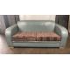David Linley Teal Leather Sofa - Image 1 of 9