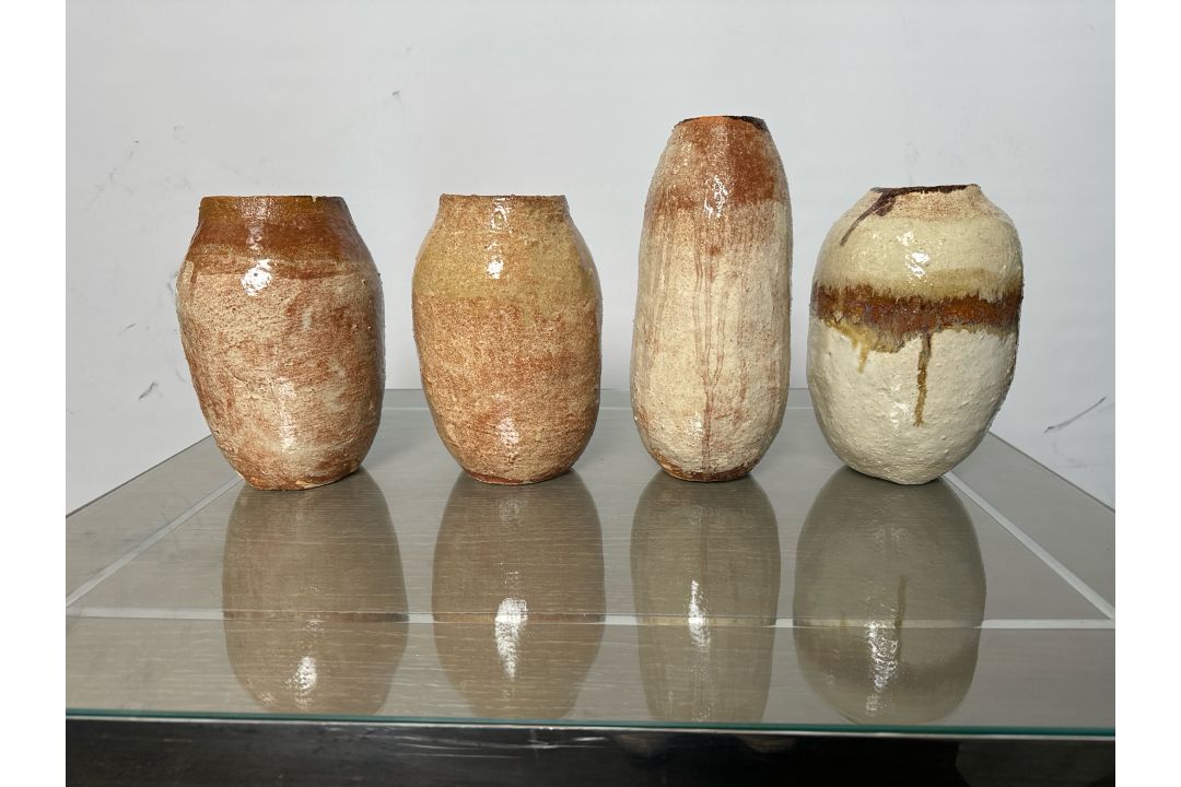 Brand New Set Of 4 John Wigmore Gourd Vases - Image 1 of 12