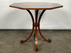 Wooden Octagonal Side Table