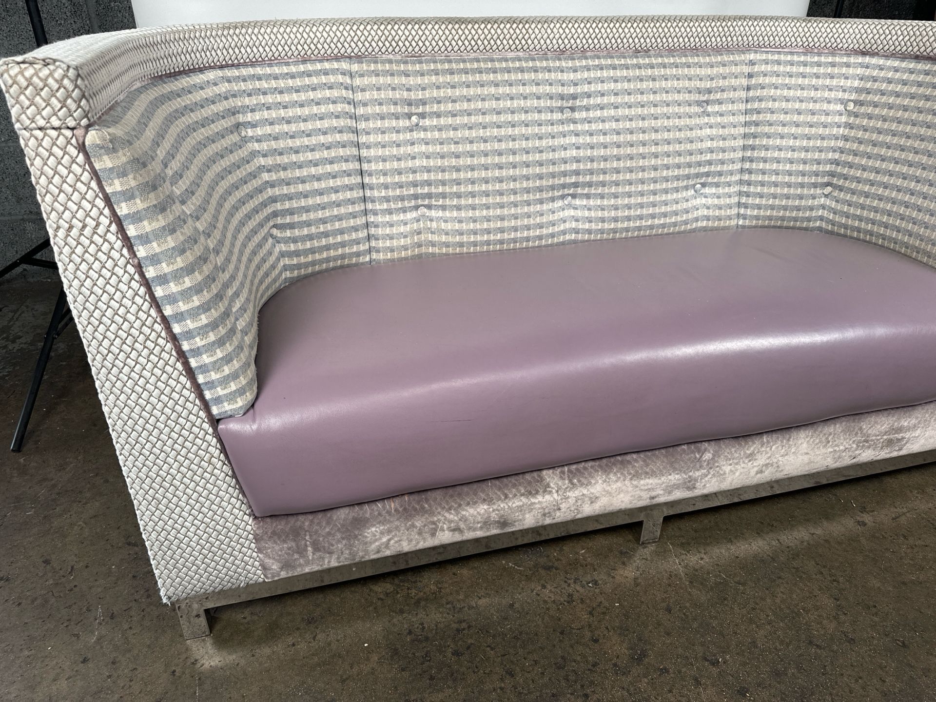 Ben Whistler 2 Seat Banquette Sofa Commissioned by Robert Angell Designed for The Berkeley - Image 6 of 10