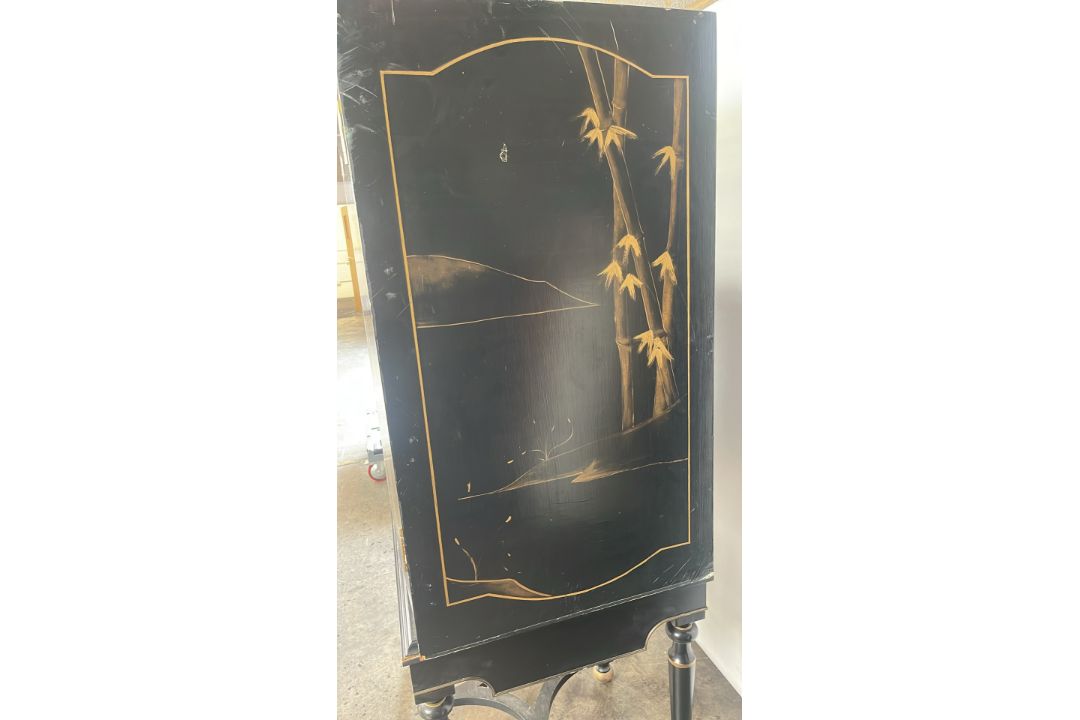 Antique Oriental Design Cabinet - Image 9 of 12