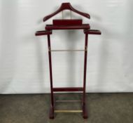 Wooden Clothes Valet Stand