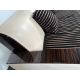 David Linley Cream Leather Back Sofa - Image 5 of 11