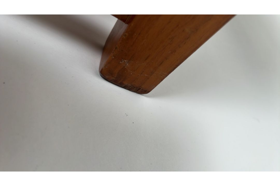 Brown Leather Shoe Bench - Image 5 of 7