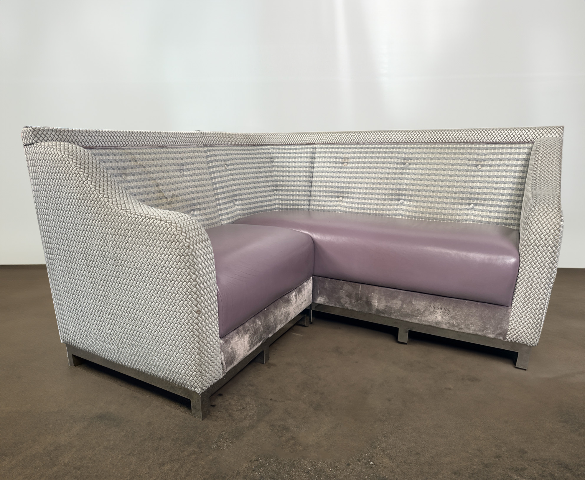 Ben Whistler 2 Seat Banquette Sofa Commissioned by Robert Angell Designed for The Berkeley