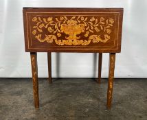 19th Century Style Wooden Extendable Side Table