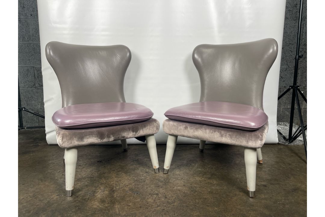Pair of Ben Whistler Chairs Commissioned by Robert Angell Designed for The Berkeley - Image 2 of 8