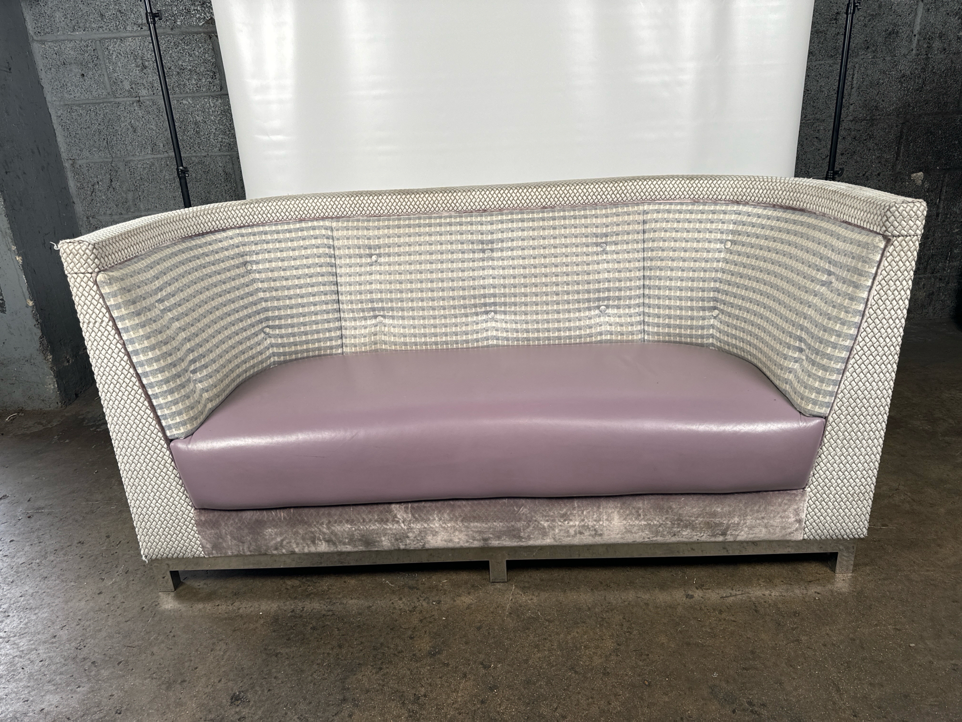 Ben Whistler 2 Seat Banquette Sofa Commissioned by Robert Angell Designed for The Berkeley - Image 4 of 10