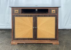 David Linley Satinwood & Macassar Ebony Sideboard Made for Claridge's