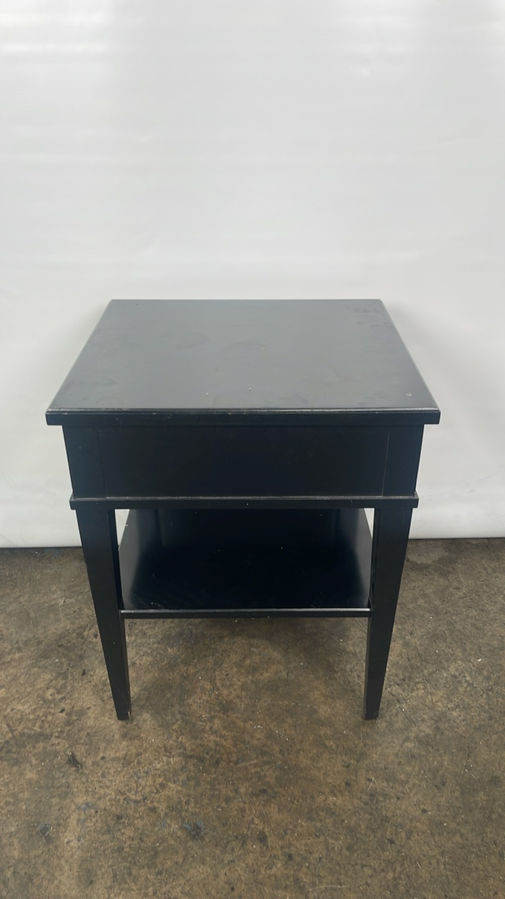 Trouvailles Hand Crafted Oriental Side Table with Drawer - Image 4 of 9