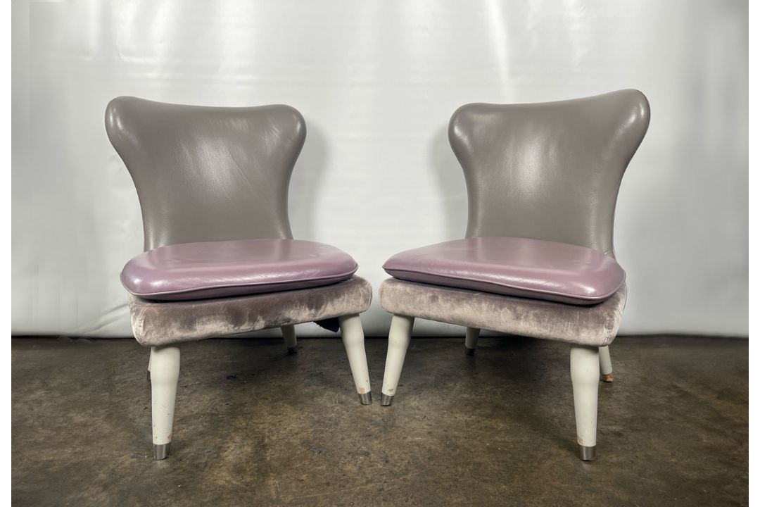 Pair of Ben Whistler Chairs Commissioned by Robert Angell Designed for The Berkeley - Image 1 of 8