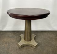 Circular Wooden Side Table