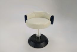 Ben Whistler Ostrich Leather Stools Designed by Robert Angell for The Berkeley Blue Bar x2