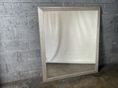 Silver Tiered Framed Mirror
