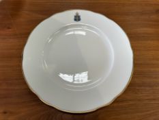 Claridges Branded Dinner Plates x6