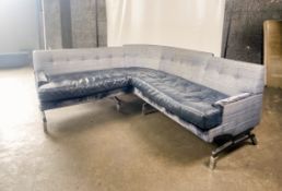 Iconic Blue Bar Corner Sofa