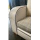 David Linley Cream Leather Back Sofa - Image 4 of 8