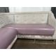 Ben Whistler Banquette Sofa Commissioned by Robert Angell Designed for The Berkeley - Image 4 of 12
