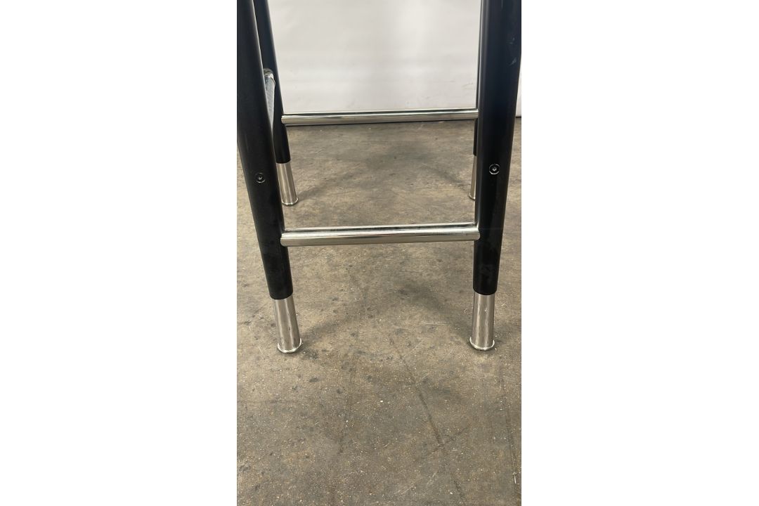 Ostrich Leather Bar Stool Designed for The Berkeley Blue Bar - Image 9 of 12