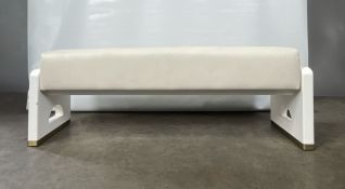 Leather Top Bench Seat