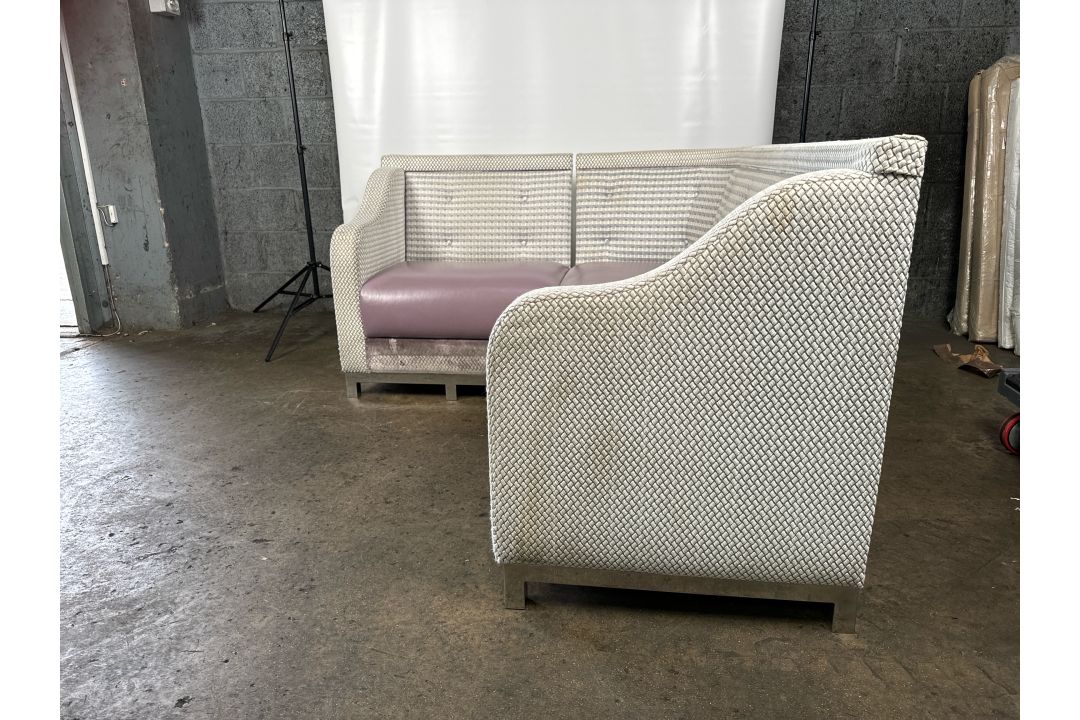 Ben Whistler Banquette Sofa Commissioned by Robert Angell Designed for The Berkeley - Image 6 of 12