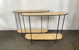 A Pair Of Modern Side Units