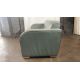 David Linley Teal Leather Sofa - Image 5 of 9
