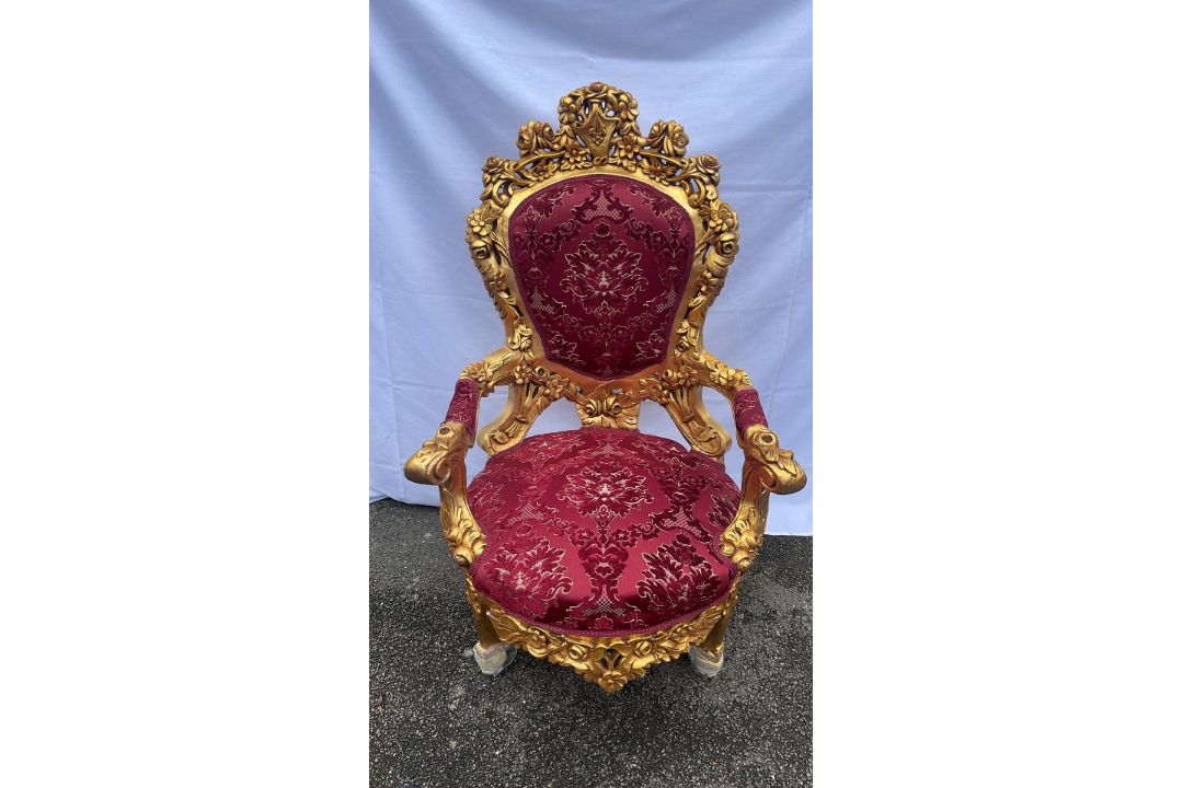 Baroque Style Pair Of Chairs - Image 2 of 7