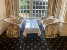 NO Reserve - 4 x Tub Chairs
