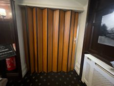 Concertina Privacy Doors