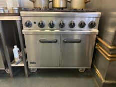 NO Reserve - Lincat 6 Burner Oven