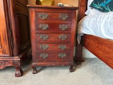 Pair Vintage Mahogany Drawers