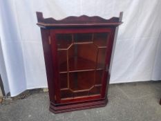Mahogany Corner Cabinet