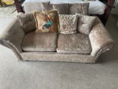 NO Reserve - Velour Sofa
