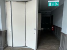 NO Reserve - Concertina Style Room Partition Doors