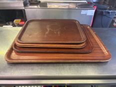 NO Reserve - Variety of Serving Trays