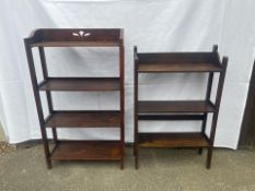 NO Reserve - Wooden Shelf Units