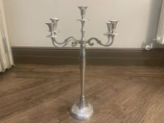 NO Reserve - 5 x Metal Candle Holders