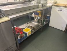 NO Reserve - Large Stainless Steel Preparation Table