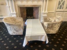 NO Reserve - Pair Of Tub Chairs