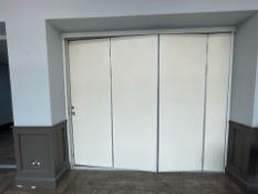 NO Reserve - Concertina Style Room Partition Doors